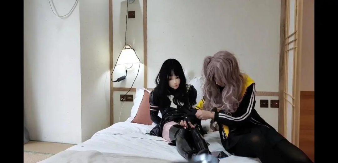 kigurumi胶衣捆绑电击放置tk调教-4
