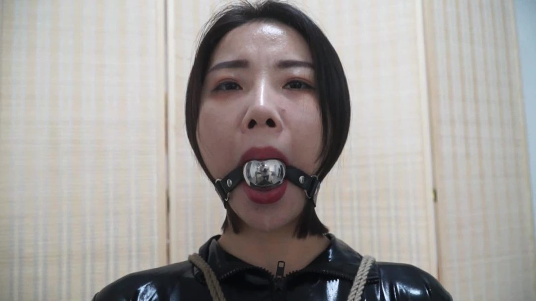 逍遥定拍 柳洋捆绑三种口球口水流不停-1