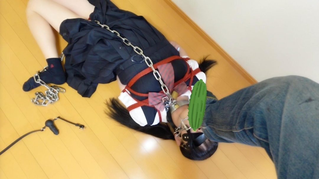【制服緊縛引き回し調教】-5