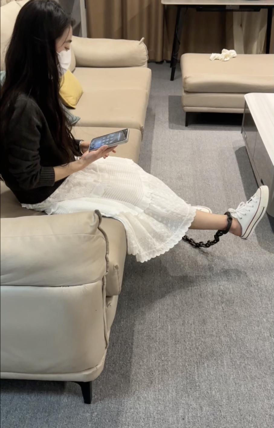 铆钉死镣妹子的日常vlog匡威帆布鞋-6 铆钉死镣妹子的日常vlog匡威帆布鞋-6