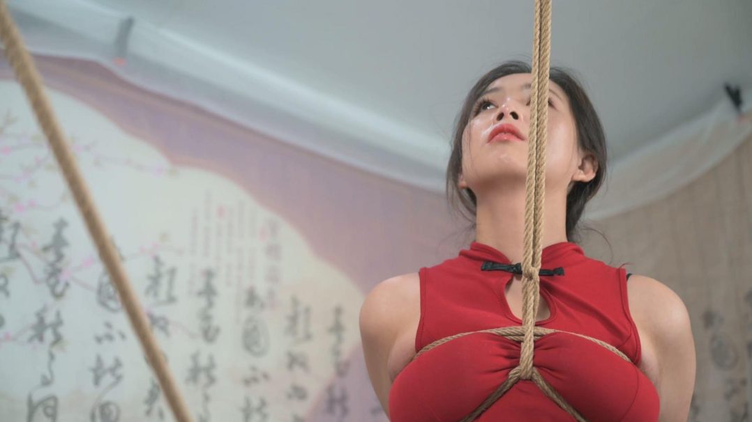 绳模Sprite雪碧高跟丝袜单腿吊--口球、抚触、胸吊、挤压、TK、电击解禁-8