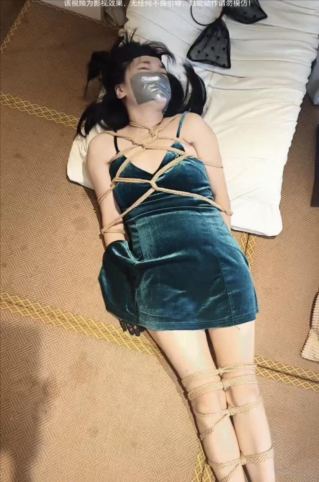 捆绑灰胶敷面窒息-5