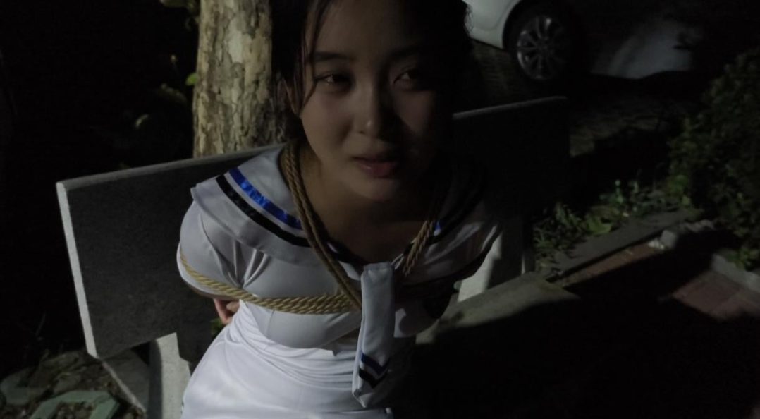 （夜间访谈）户外捆绑谈话 非常有意思-5