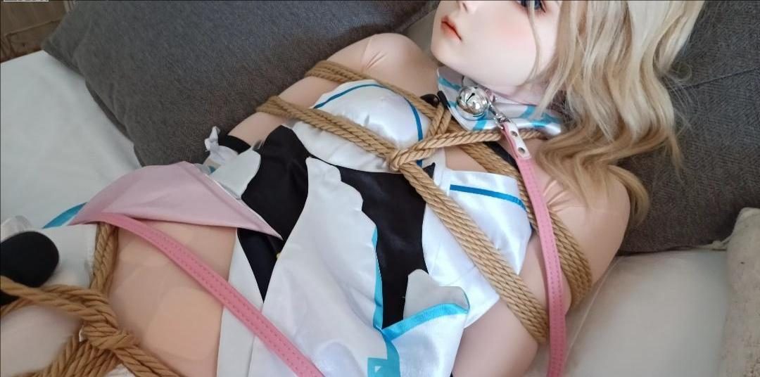 kigurumi捆绑包裹强高束缚电击片段小合集-3