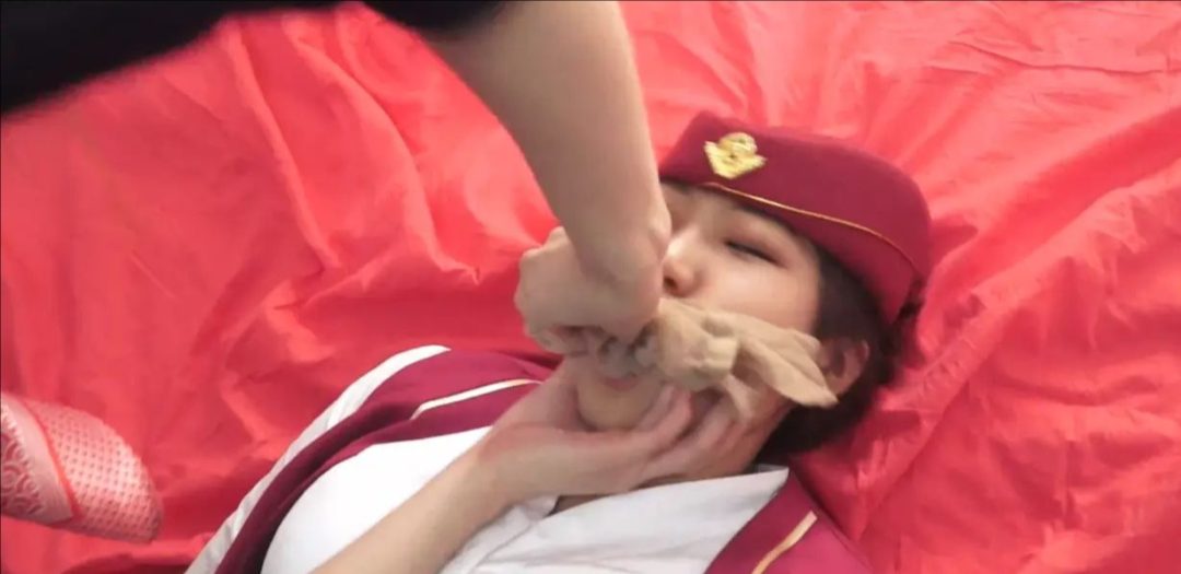 【逍遥定拍】- [圆你的空姐梦 - 上] 女女、美腿、黑丝、肉丝、堵嘴、调教、空姐-6