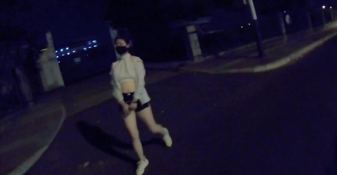 （Raymond原创）老婆真空+铃铛乳夹性感上衣捆绑散步（户外/妻子/手铐/人前）-7
