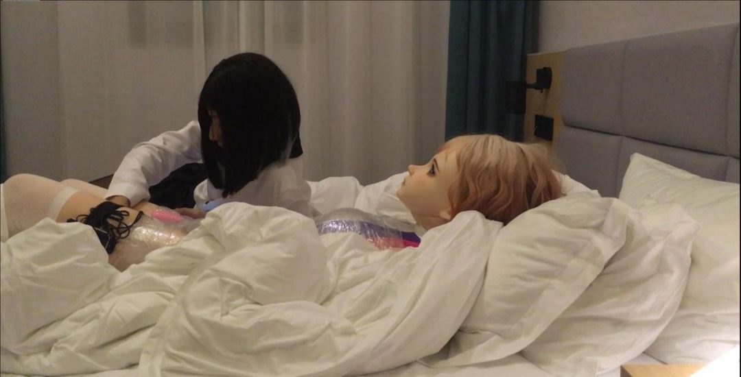 kigurumi保鲜膜木乃伊+电击调教+棉被包裹-4