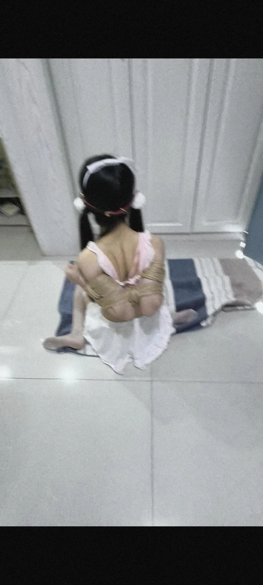 女仆小m超紧并肘捆绑训练-3