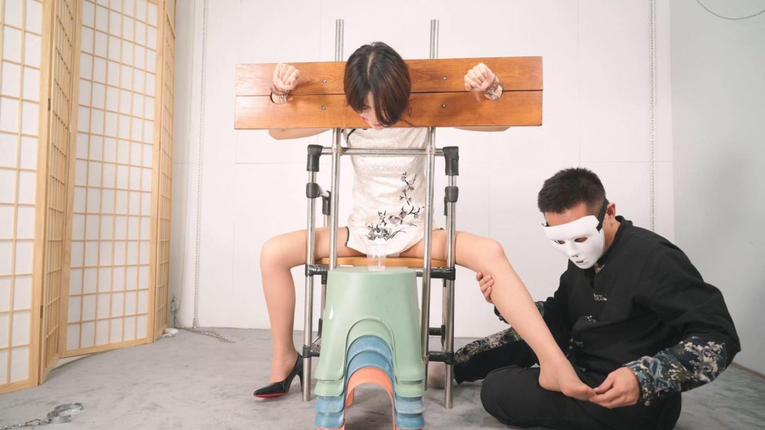 言妍版柠檬口水制造机，制造出高质量晶莹剔透佳品--丝袜、高跟、口球、旗袍、TK、人体家具、第一人称特写-5