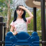 游乐园里的安娜白丝合法萝莉