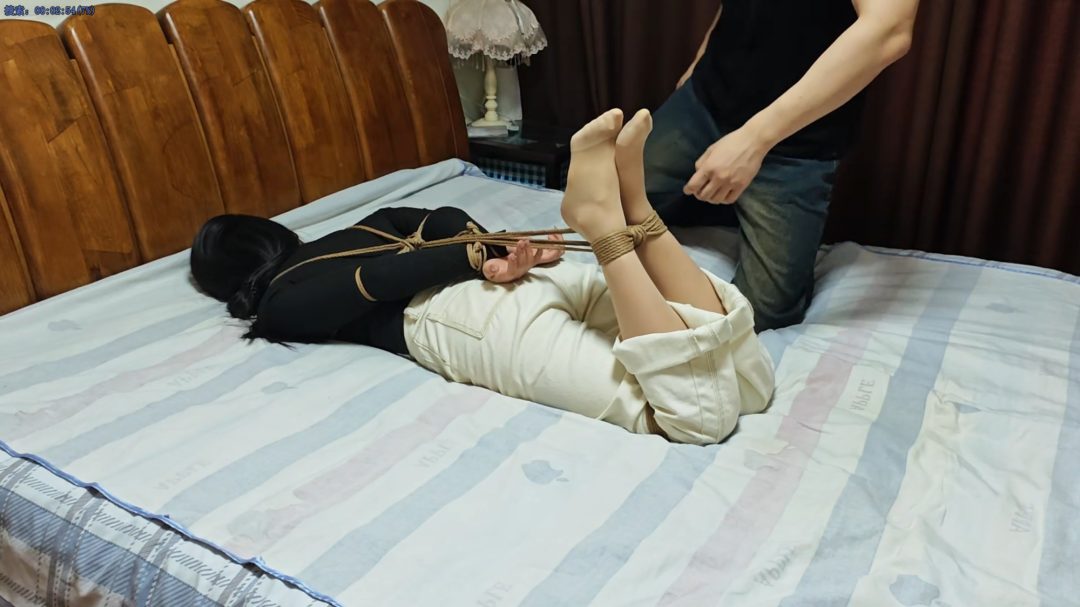 丝袜 驷马 肉丝 挠痒 恋足 捆绑 驷马 下-4