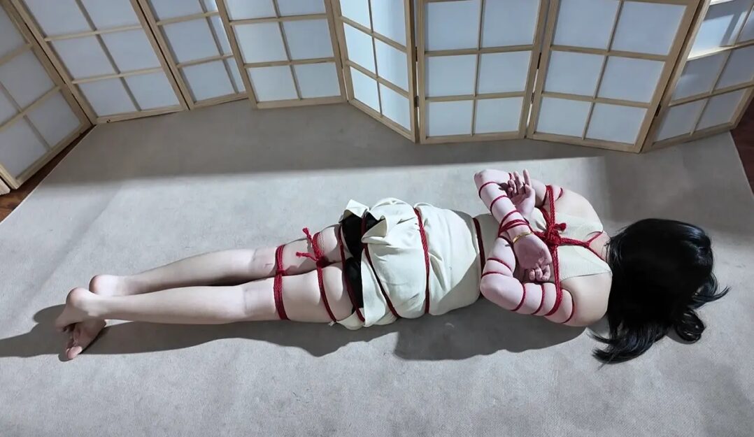 青青被缚听弹钢琴-5
