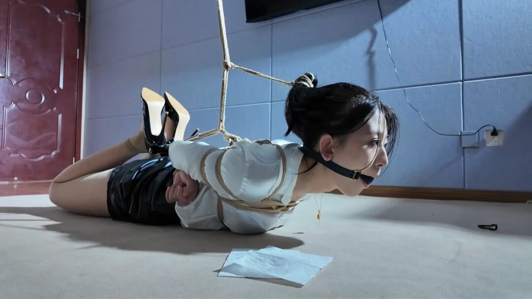 绳屋藏娇 定拍-白领魏灿驷马口球-9