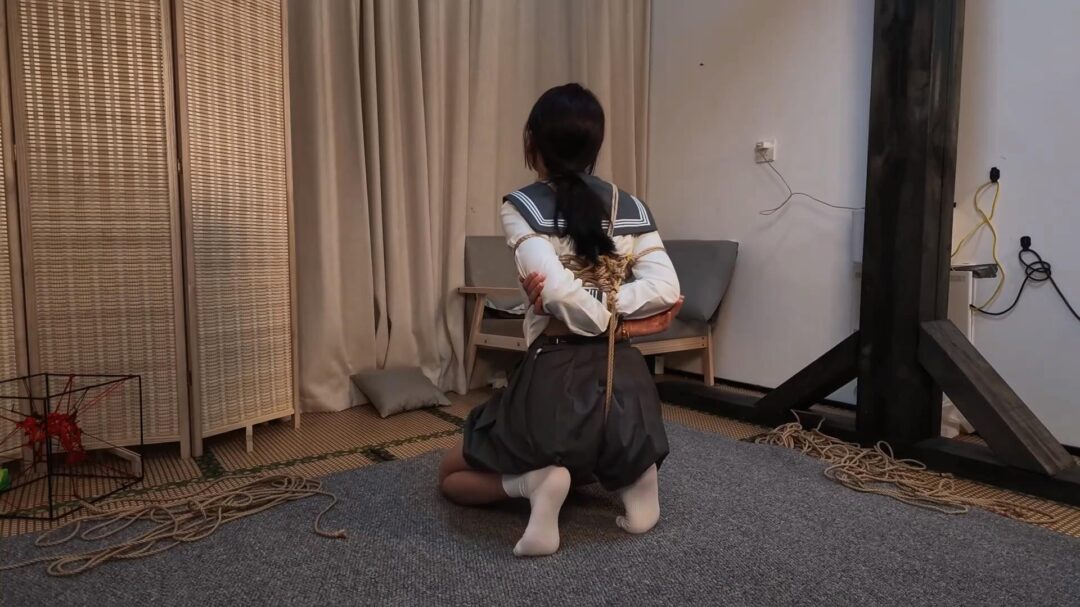 [定拍]【花花】【捕绳术】捆绑放置！捕绳术体验！-6