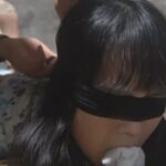 【永不背叛】高个漂亮女孩驷马囚禁堵嘴蒙眼刑房老虎凳刮打挠玩脚心牢房又被驷马挣扎