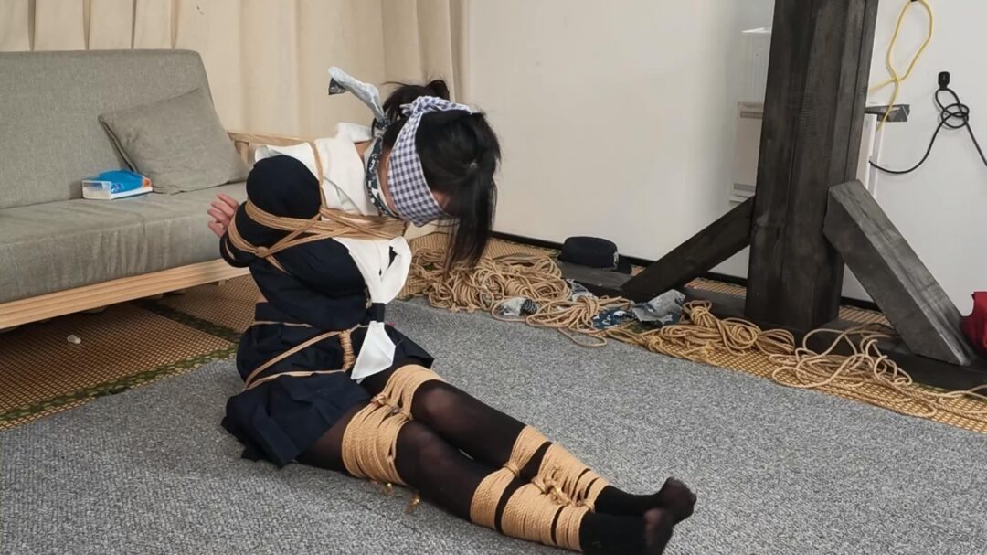 【原创】【嗷嗷】himitsu图片复刻，日式高手缚加并腿跪姿-8