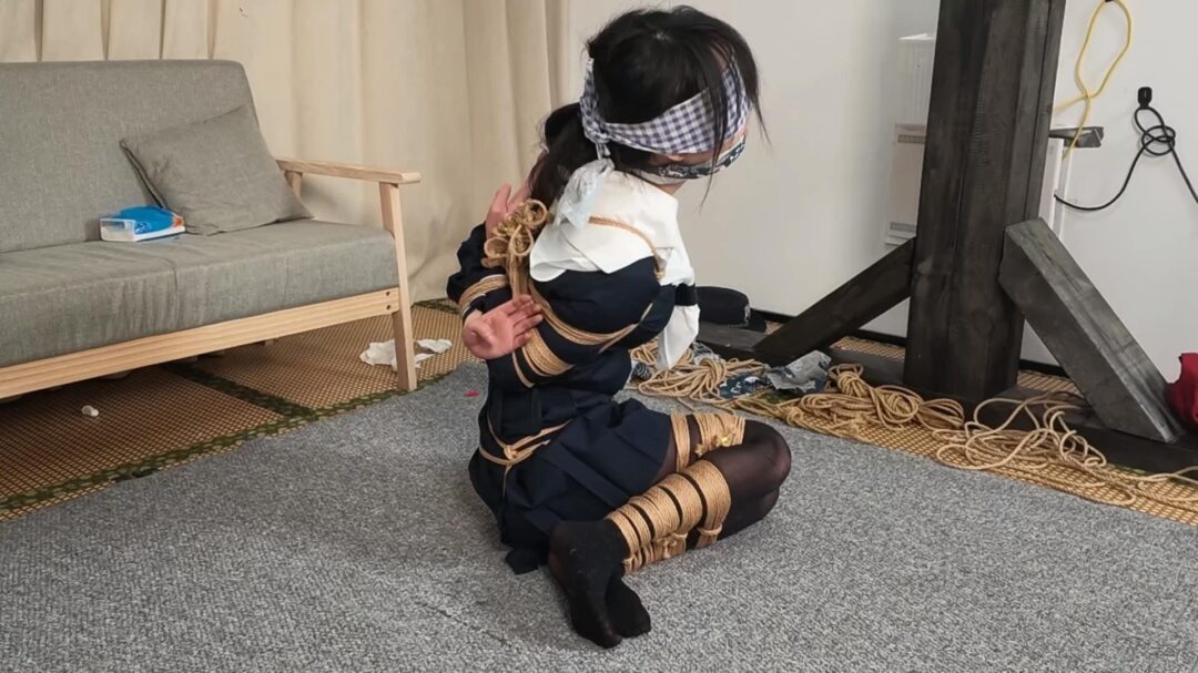 【原创】【嗷嗷】himitsu图片复刻，日式高手缚加并腿跪姿-5