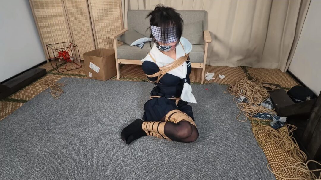 【原创】【嗷嗷】himitsu图片复刻，日式高手缚加并腿跪姿-4