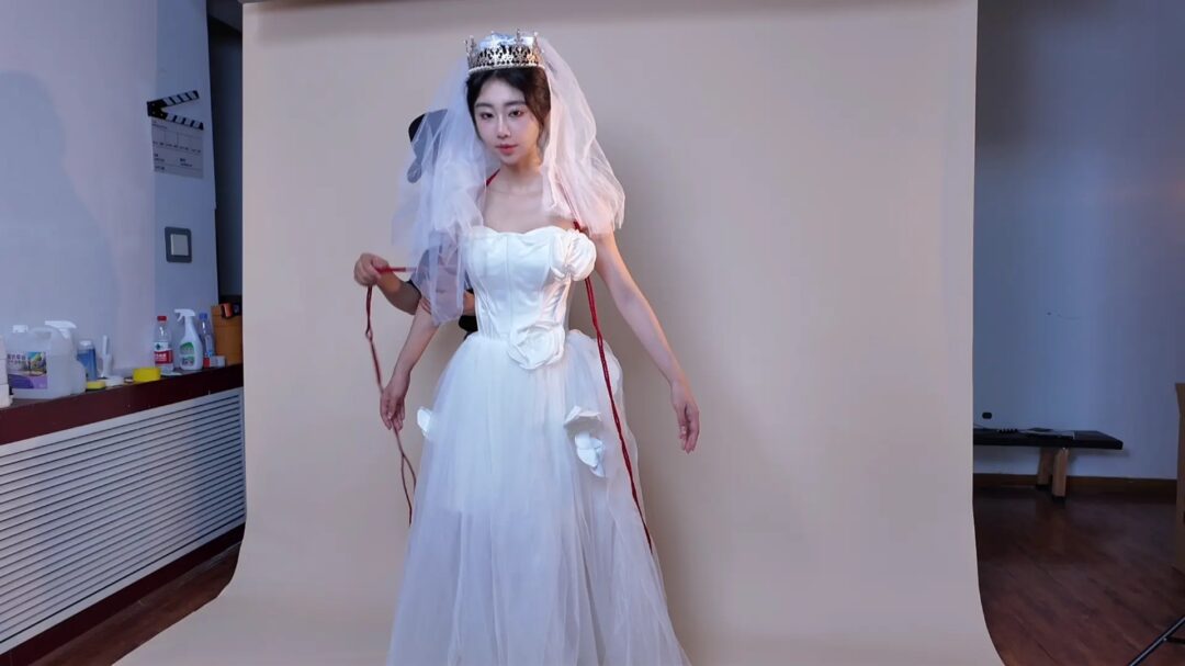 【初心×官官】绳艺婚纱主题片 嫁衣缚①-15