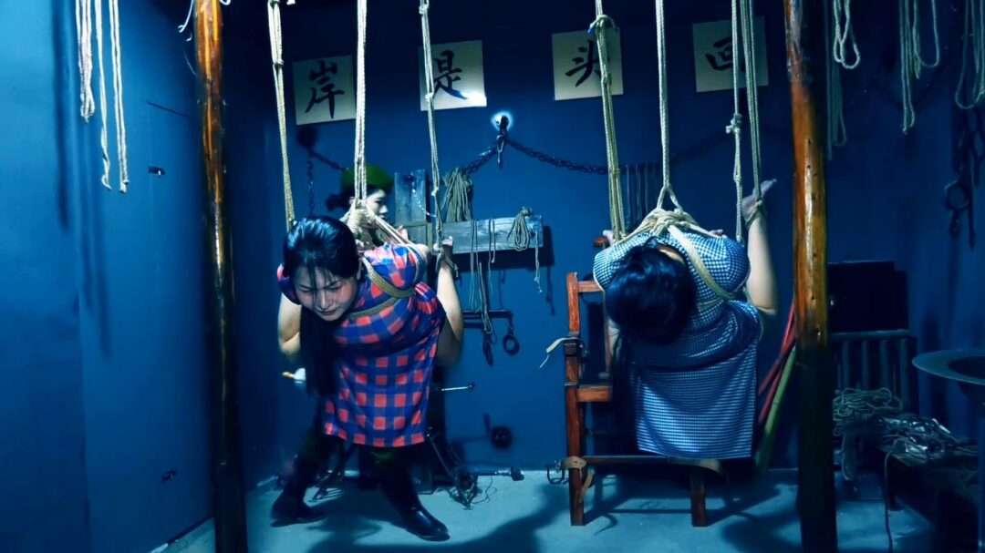定拍转公映《潜伏的蝴蝶》下集 卧底打晕女特务逃跑未遂被女特务驷马吊缚在空中折磨后被押赴刑场英勇就义-7