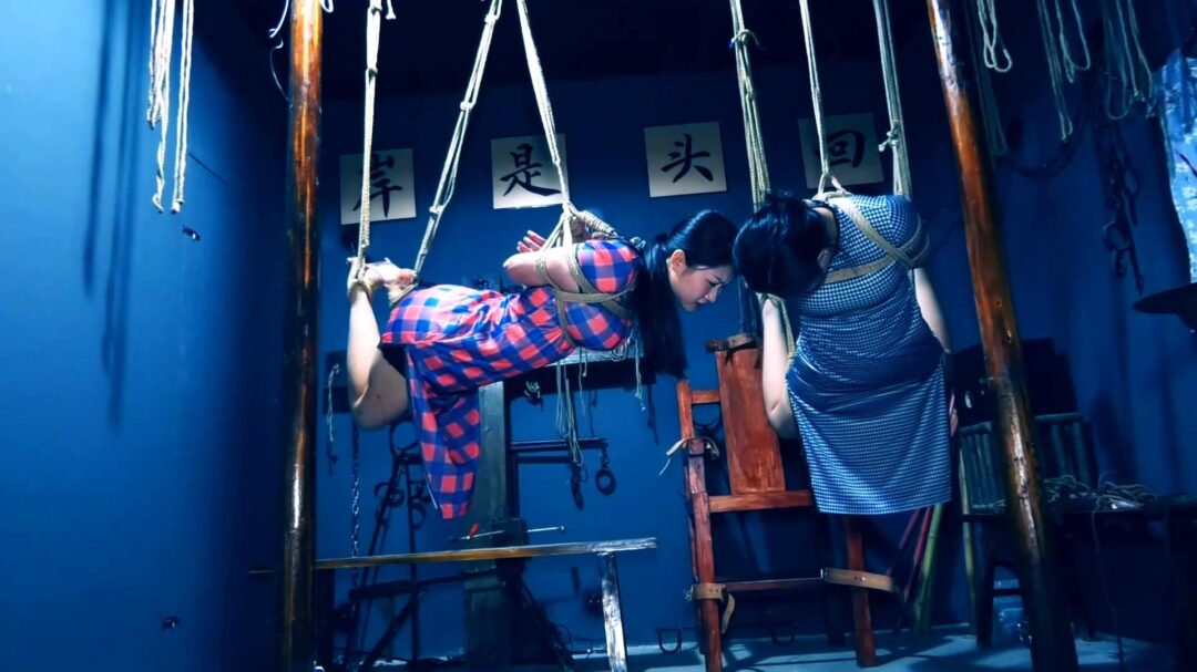 定拍转公映《潜伏的蝴蝶》下集 卧底打晕女特务逃跑未遂被女特务驷马吊缚在空中折磨后被押赴刑场英勇就义-6