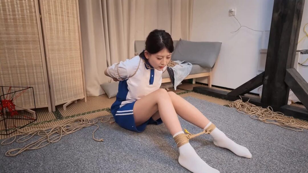 【花花】【五花大绑】勒脖子反应！反馈很难受！-4