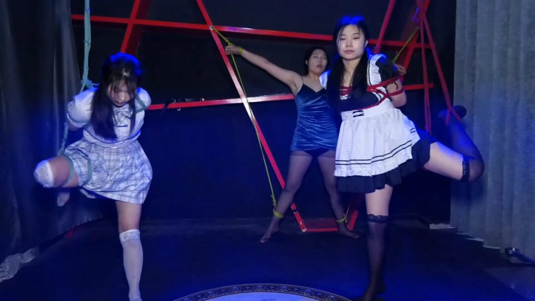 女绳师吊缚三女M-3