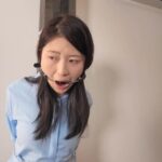 【花花】ol职业装半吊缚，蓝色衬衣铁链捆绑