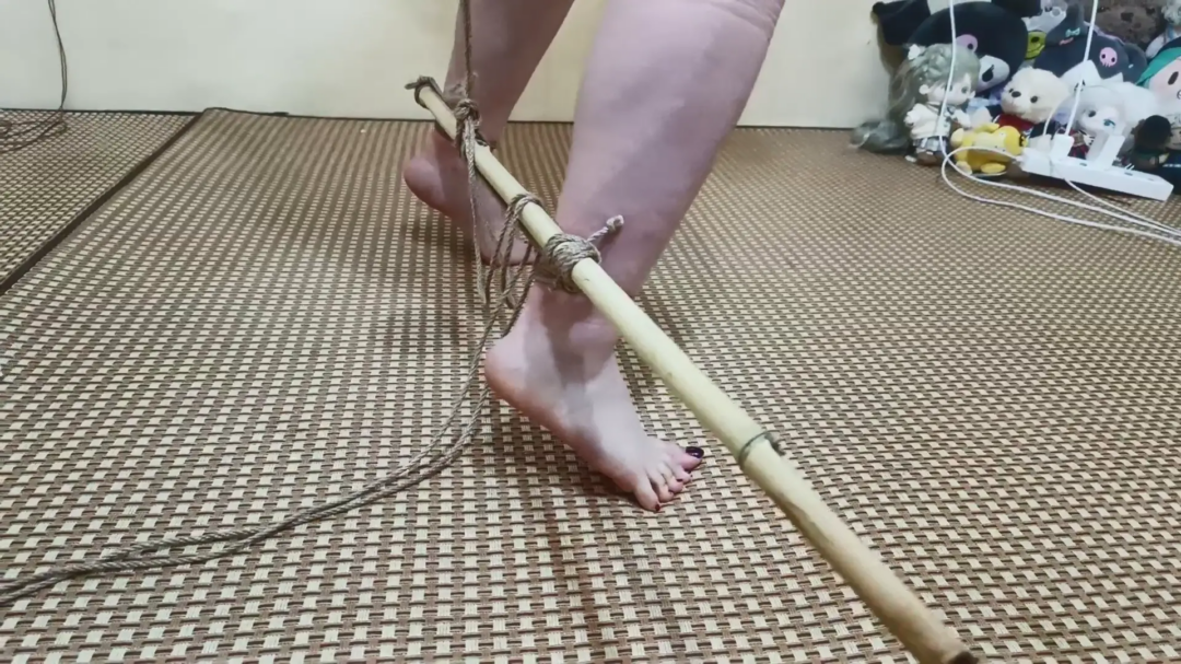 【绯影责束】复刻cherry torn不完美扎带直臂鸡翅驷马爬行股绳踮脚惩罚-7
