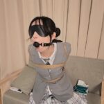 【嗷嗷】黑色口塞堵嘴，无助挣扎