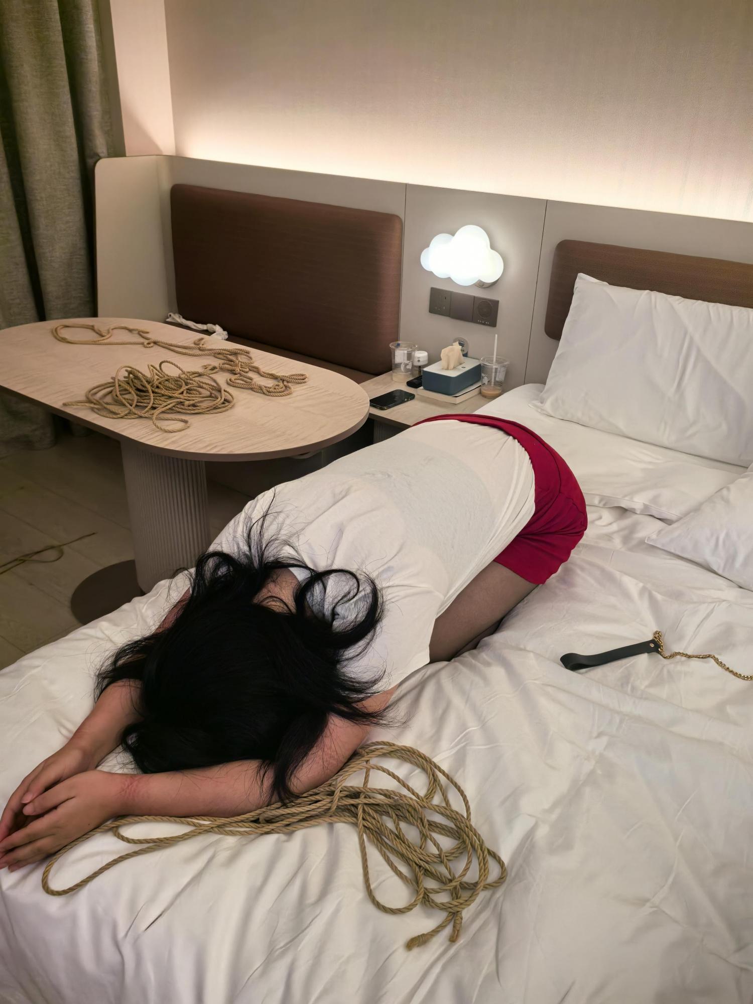 定拍转公映—曼曼的脚连接脖子的极限勒脖驷马-5