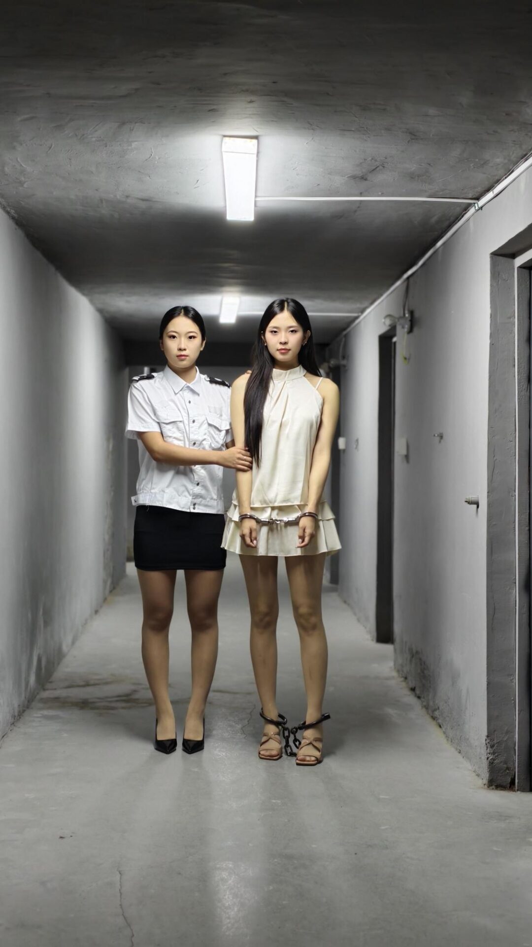 【编号她工作室】自作自受（瑶瑶-念一） 大家好，本剧是模特瑶瑶饰演林伊 林嘉饰演女井队长，念一-1