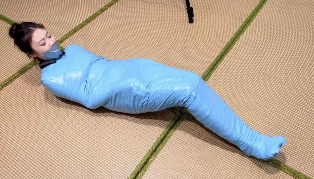 【缚艺录】【小樱】海洋蓝胶带的全包+双重封嘴-6