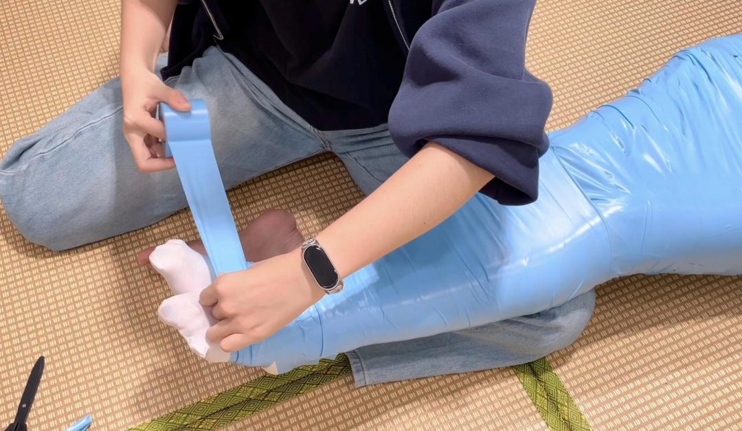 【缚艺录】【小樱】海洋蓝胶带的全包+双重封嘴-3