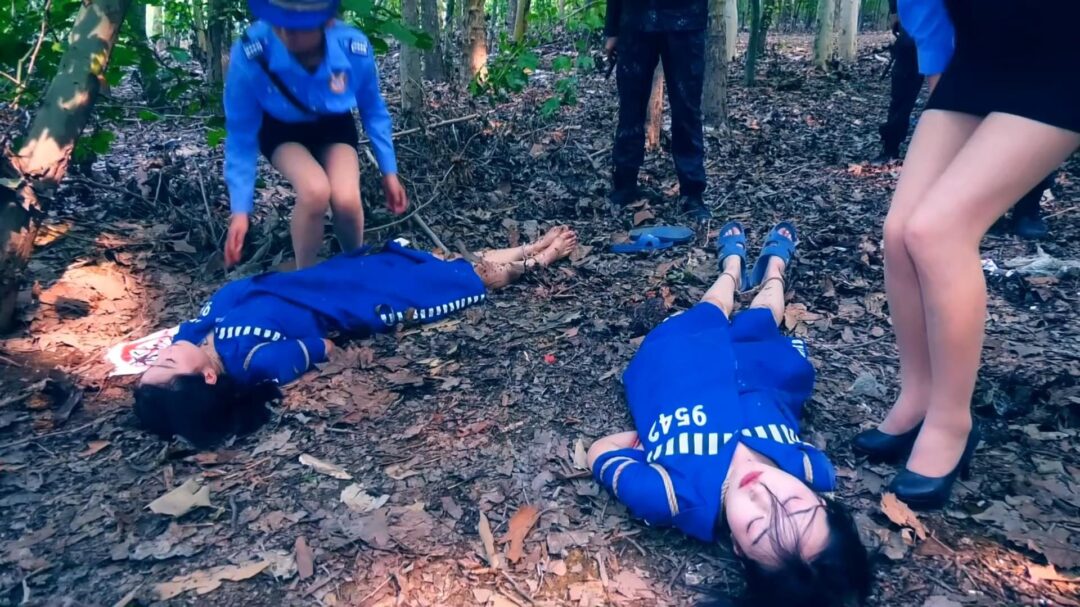 定拍转公映《毒蝎林潇琦末日》 第四集 毒蝎林潇琦和同伙被判死刑立即执行砸死镣五花大绑押赴刑场执行枪决-11