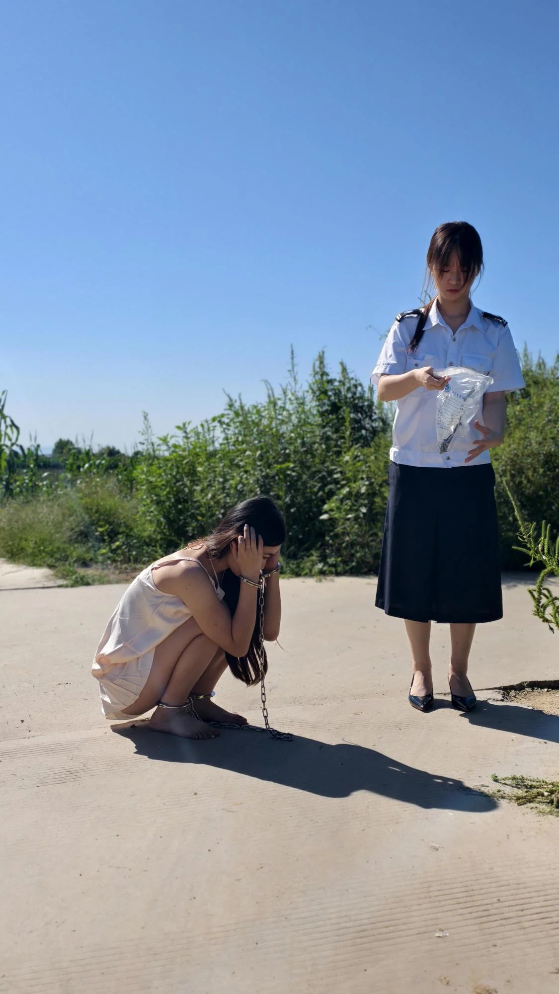 【编号她工作室】本剧是客户定拍转公映作品，本次拍摄主演念一（饰演女囚郑林，林嘉）-15