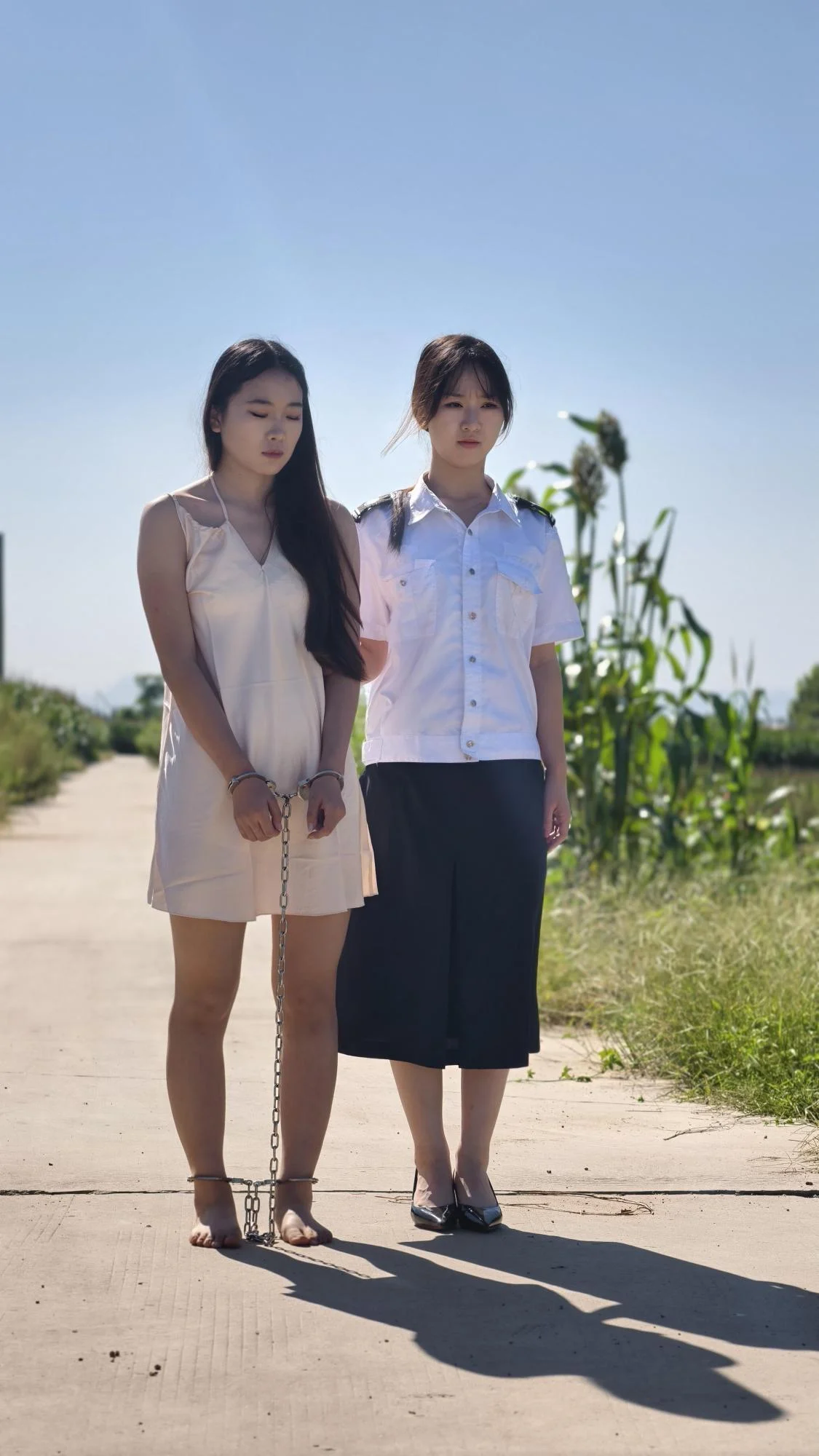 【编号她工作室】本剧是客户定拍转公映作品，本次拍摄主演念一（饰演女囚郑林，林嘉）-14