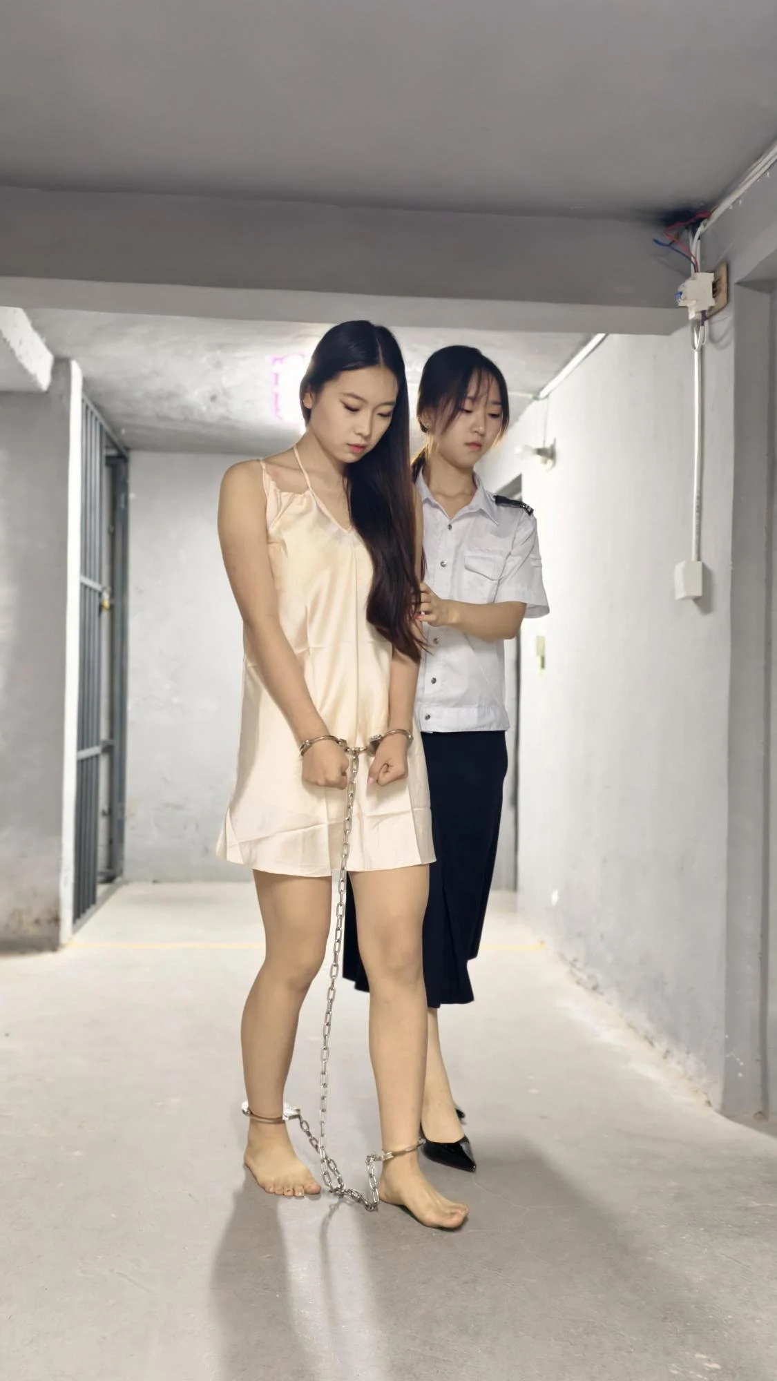【编号她工作室】本剧是客户定拍转公映作品，本次拍摄主演念一（饰演女囚郑林，林嘉）-13