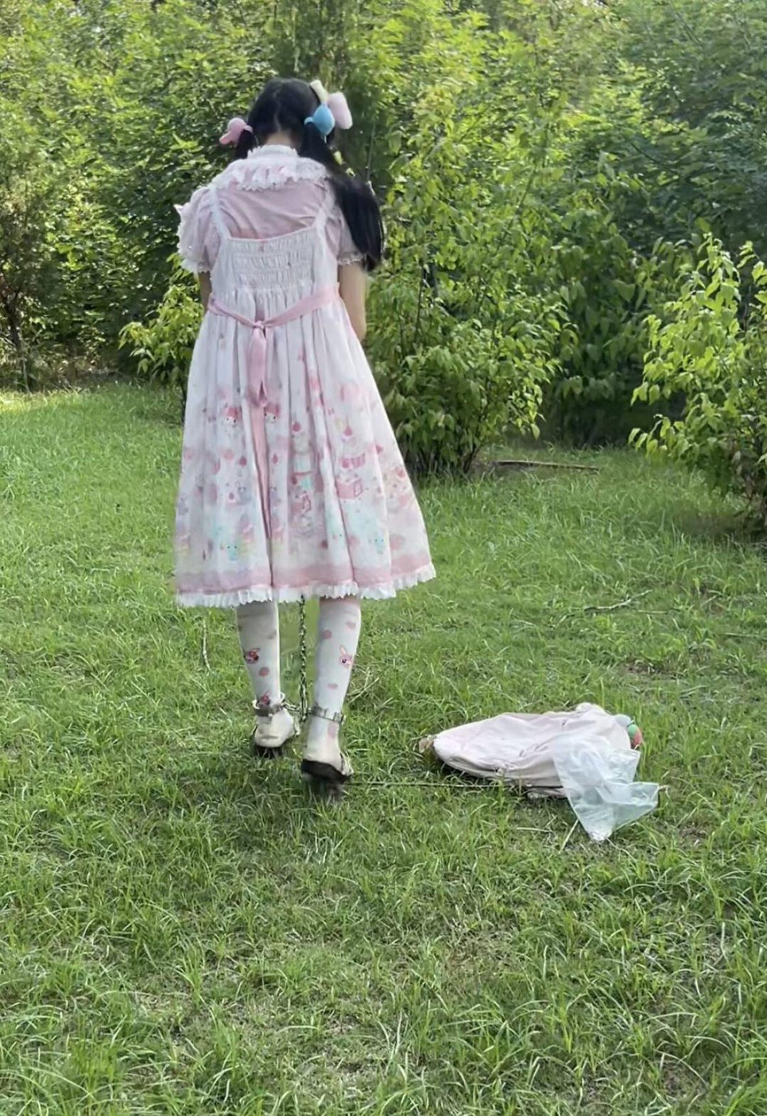Lolita女生的连体镣铐玩耍日常-7