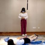 女绳师捆绑调教女模特