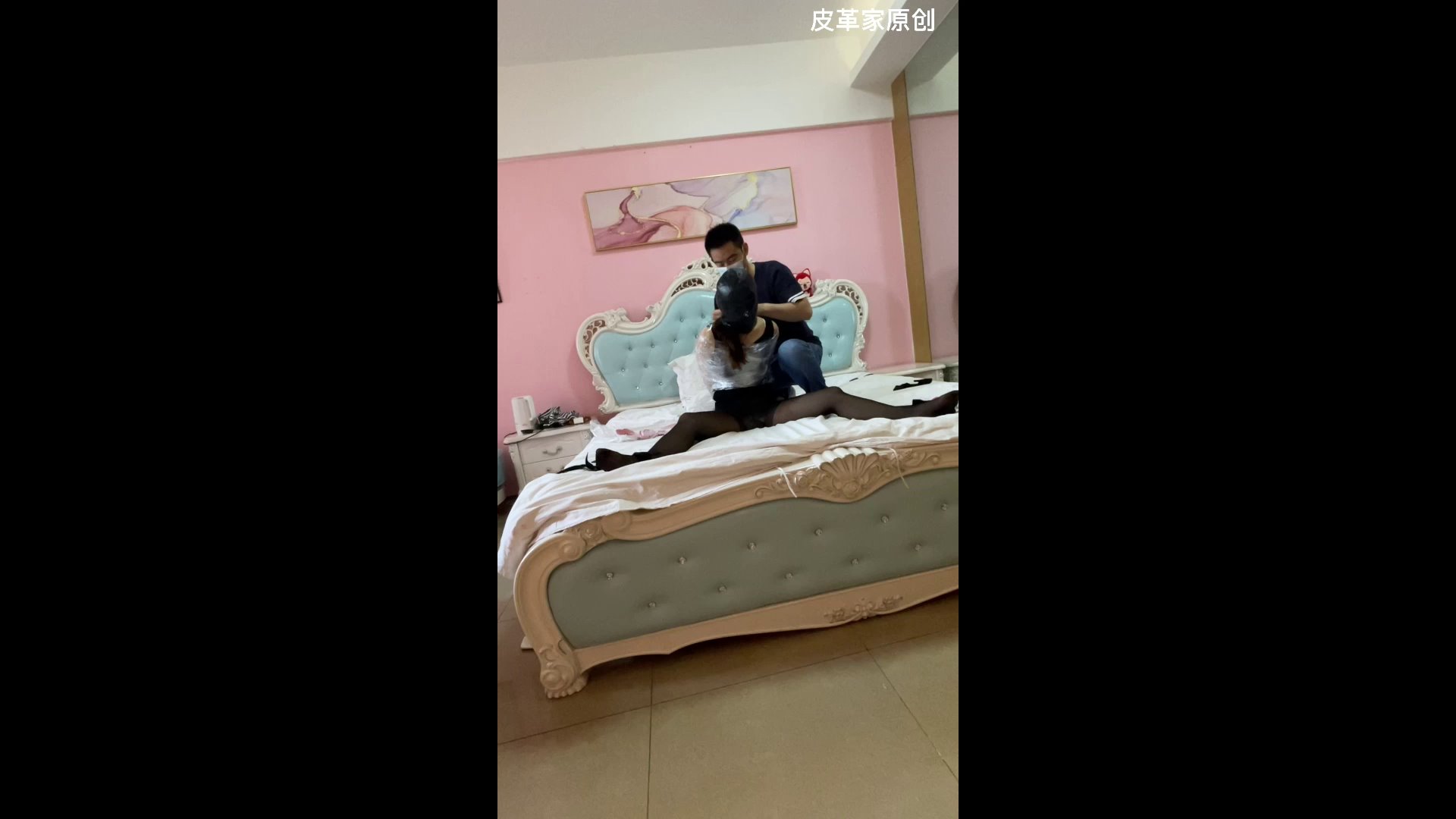 文静小师妹（3-4合并版）大字束缚 强制挠痒  保鲜膜全身包裹-4
