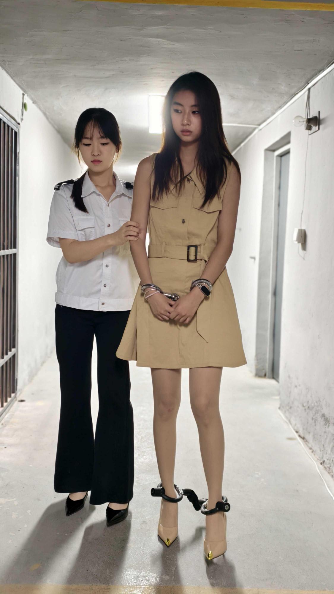 【编号她工作室】新模特面试试镜剧 这是一部工作室面试模特拍摄的试镜剧，是由新人小木和林嘉、念一3人主演。-4