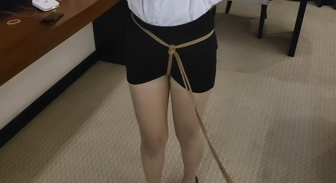 微剧情（美女领导约我到酒店玩捆绑!）-5