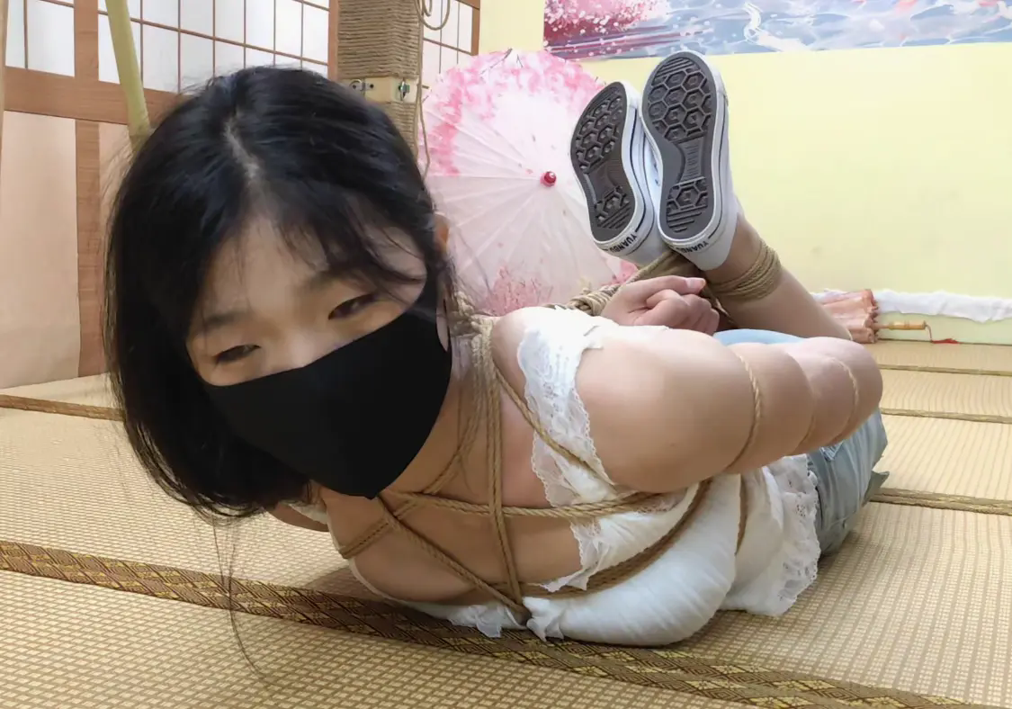 随心原创 学生妹小媛试镜 极限五花驷马放置-6