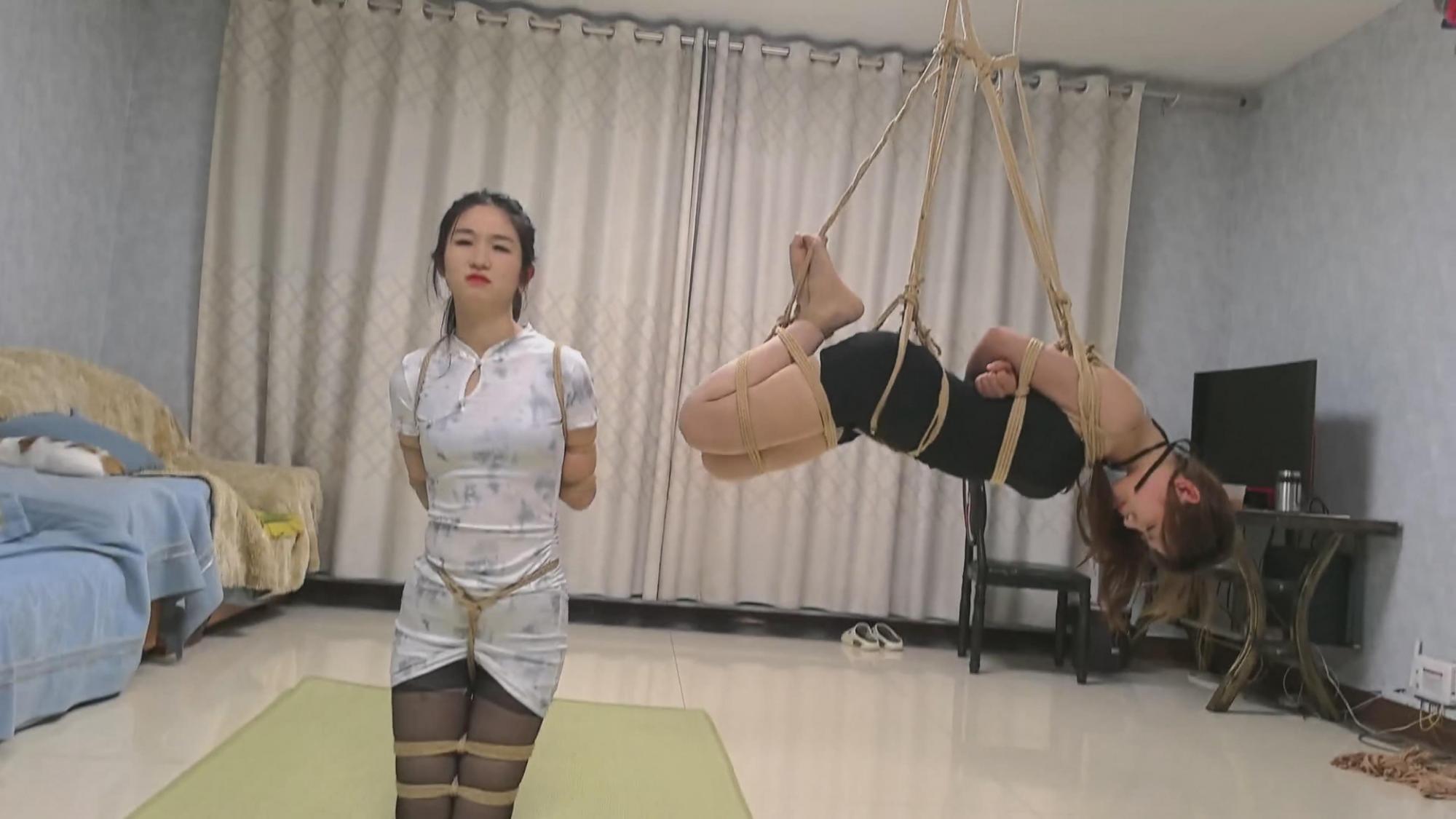 绳屋藏娇 定拍：双人紧缚口球-8