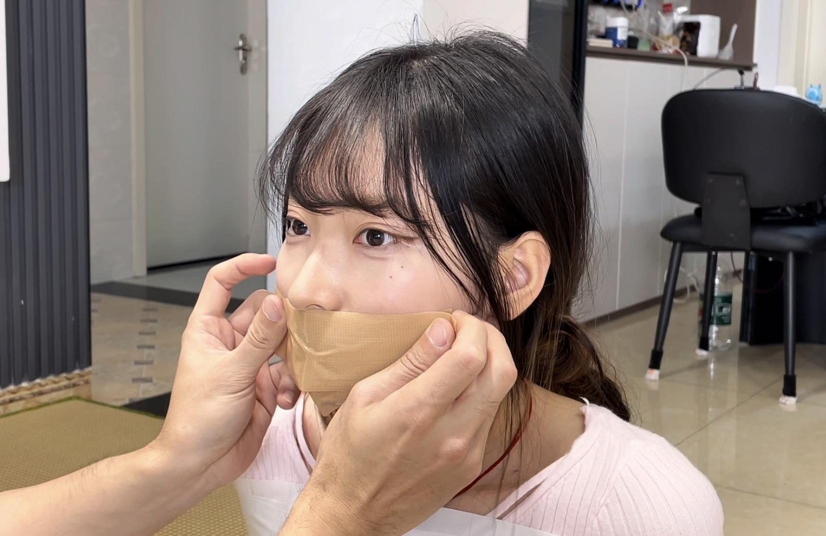 【缚艺录】【小羽】白袜与双重封嘴，驷马下的小羽，有点“可爱”-3
