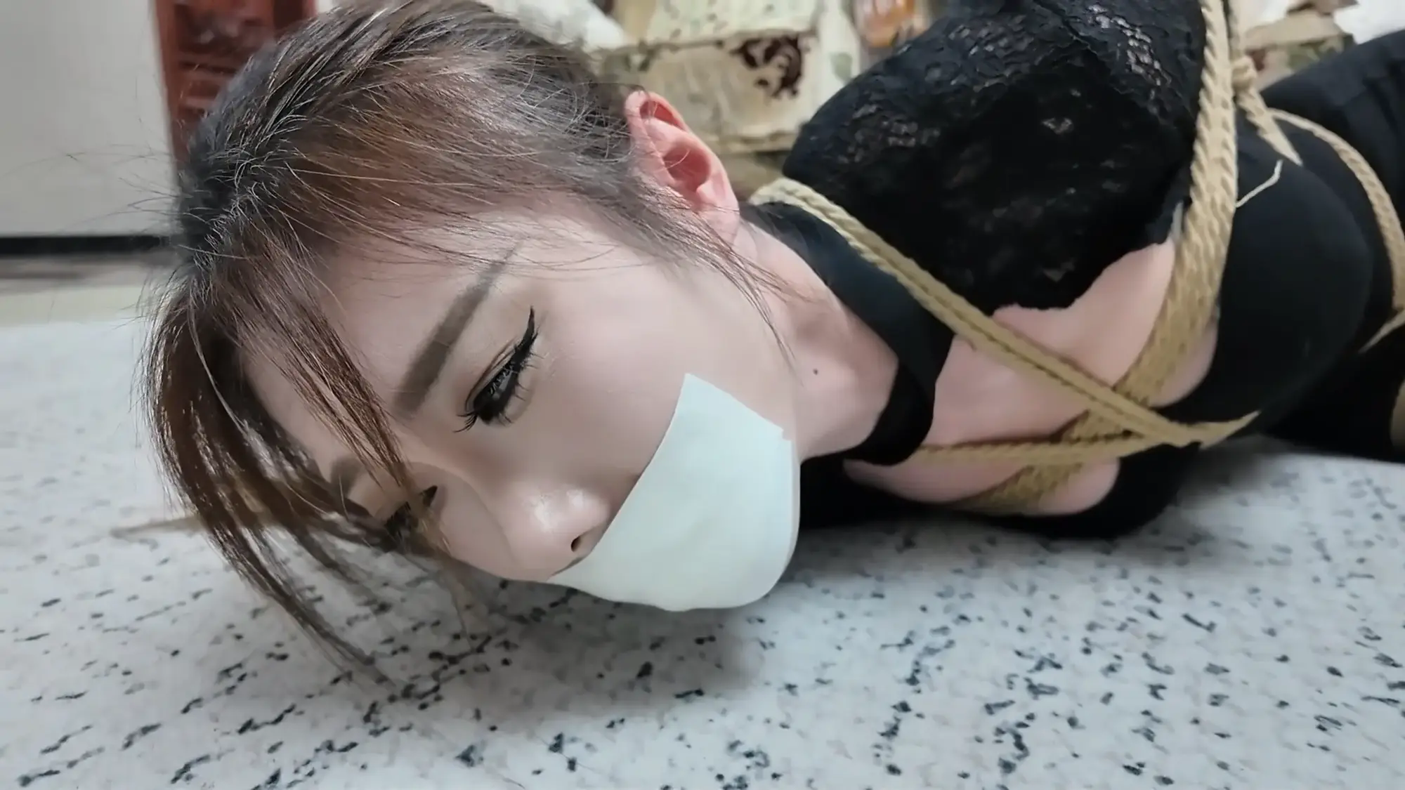 《尤物收藏夹·芷溪·老胡的BD放松app初体验》【电波油丝】【低胸包臀】【SP惩罚】【丝足TK】-4