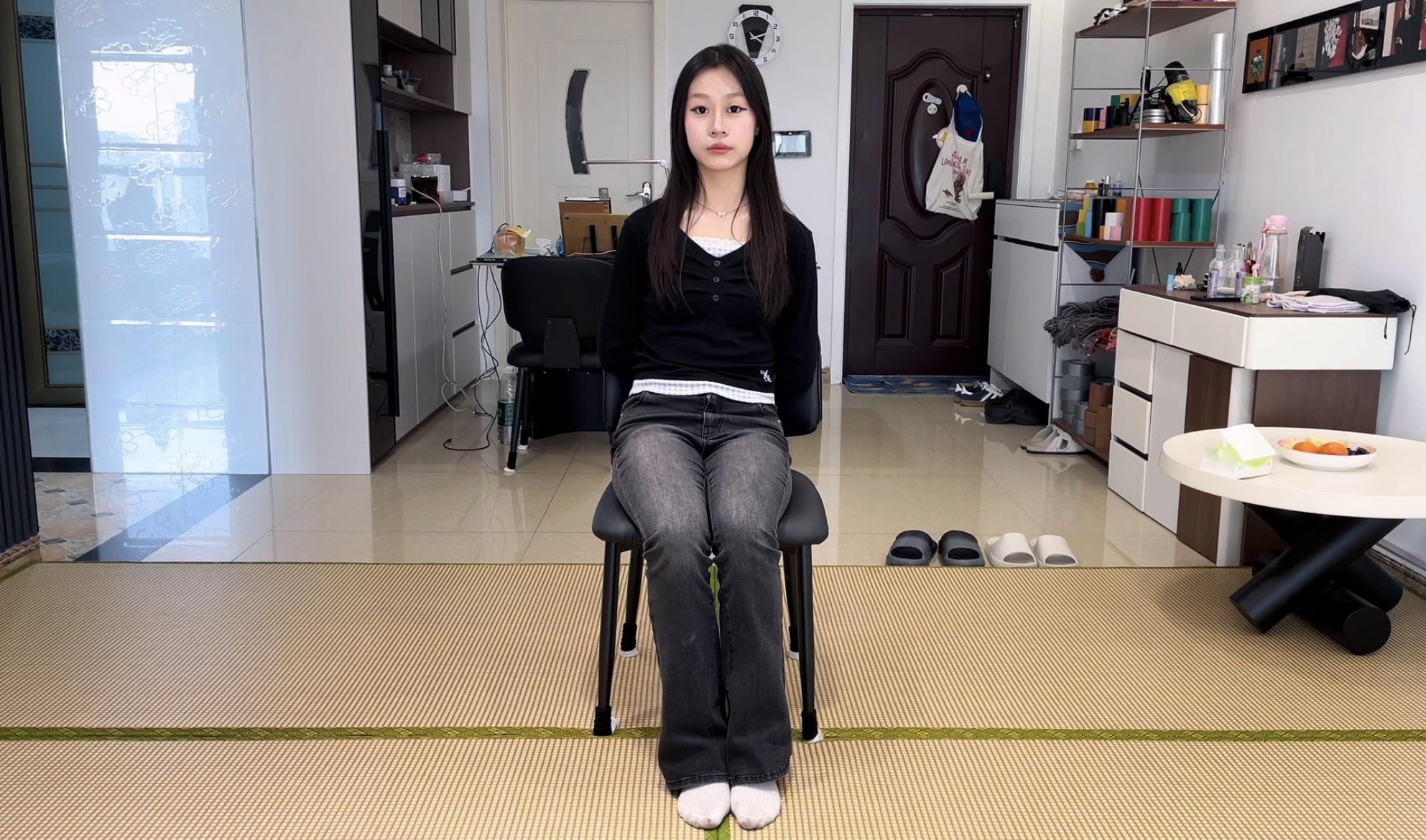 【缚艺录】【小V】新模小V，清纯的女生就得配粉色胶带-1