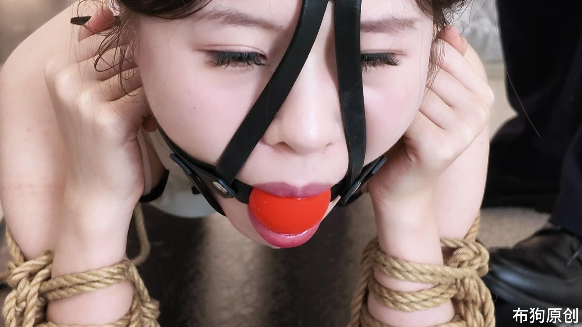 【咸蛋定拍】一丝布狗 森森的K9小犬缚-3