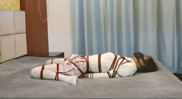把整个手臂固定住的全身傻瓜式直臂自缚教程-2